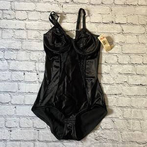 Vintage Black Smoothie bodysuit 38B style 1980